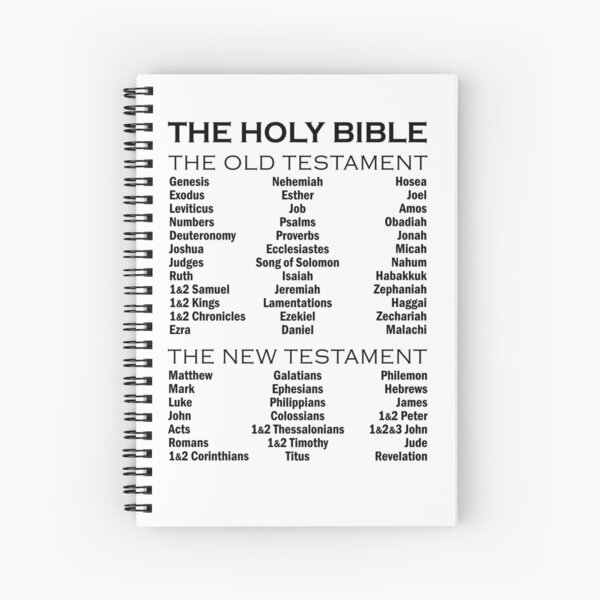 Item preview, Books of the Bible Old Testament and New Testament Complete List Christian Design designed and sold by NonnieRay.