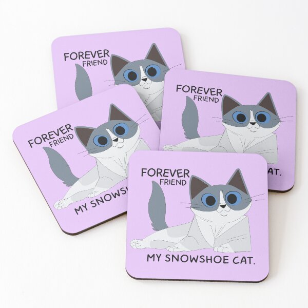 Item preview, Adorable Snowshoe Cat – Forever Friend Illustration designed and sold by silent ocean.