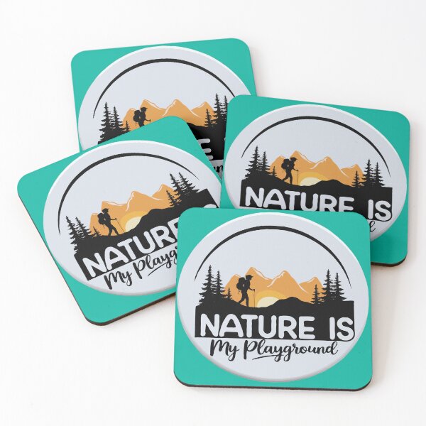 Item preview, Nature Is My Playground - Hiking for Mental Health designed and sold by MSMPrintDesign.