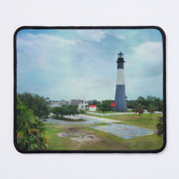 Item preview, Watercolor artwork depicting Tybee Island lighthouse scenery designed and sold by GestaltImagery.
