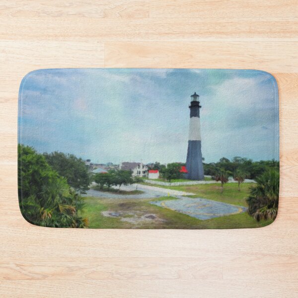Item preview, Watercolor artwork depicting Tybee Island lighthouse scenery designed and sold by GestaltImagery.