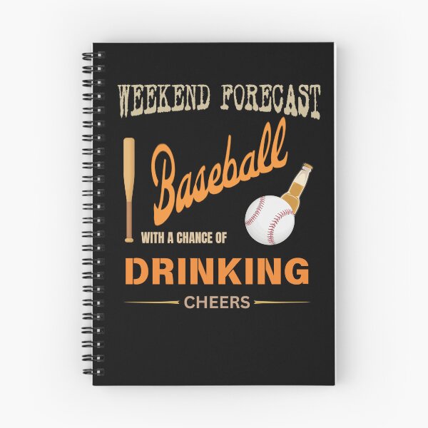 Item preview, Weekend Forecast: Baseball with a Chance of Drinking designed and sold by DucksOnAPond.