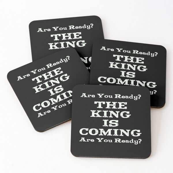 Item preview, The King Is Coming Are You Ready? Rapture Ready Christian Design designed and sold by Angela Dow.