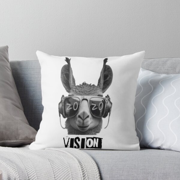 Item preview, 2020 Vision: Llama with Headphones Design designed and sold by youngcarta86.