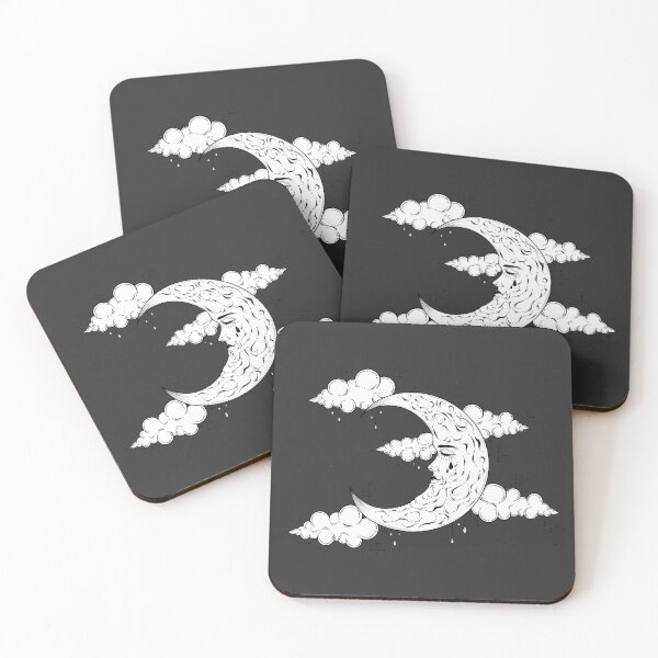 Item preview, Black & White Moon designed and sold by WeirdoysYass.
