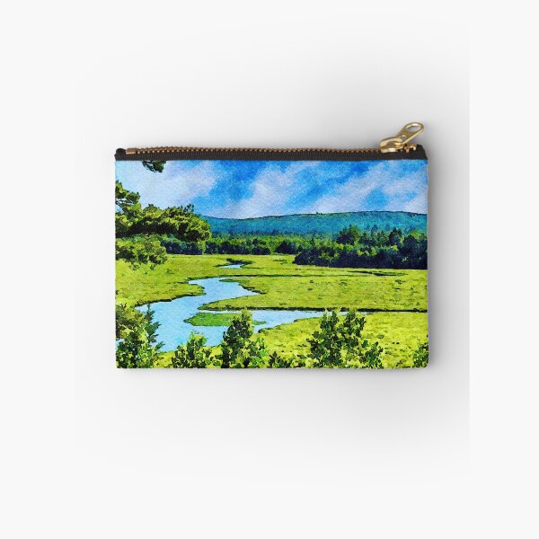 Item preview, Watercolor landscape of the Union River in Hancock County, Maine designed and sold by GestaltImagery.