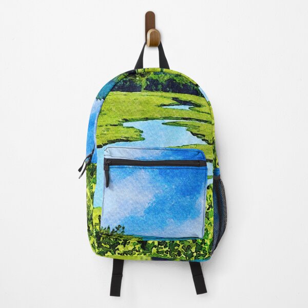 Item preview, Watercolor landscape of the Union River in Hancock County, Maine designed and sold by GestaltImagery.