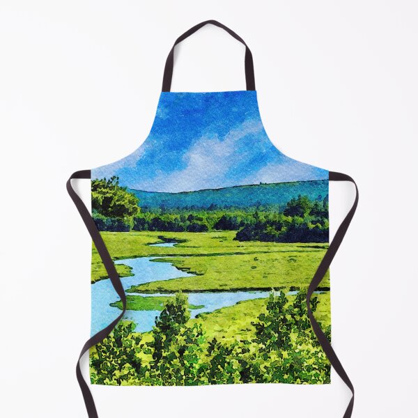 Item preview, Watercolor landscape of the Union River in Hancock County, Maine designed and sold by GestaltImagery.