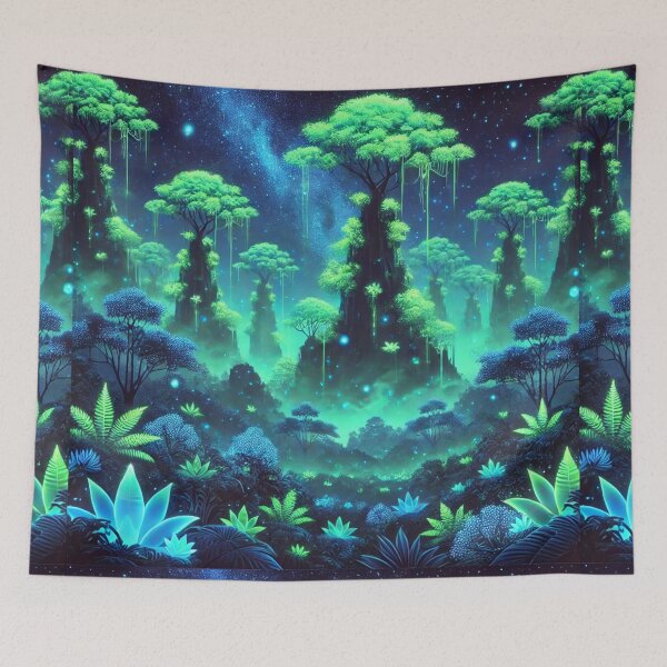 Item preview, Neon Canopy: A Bioluminescent Jungle designed and sold by Meta2Physical.