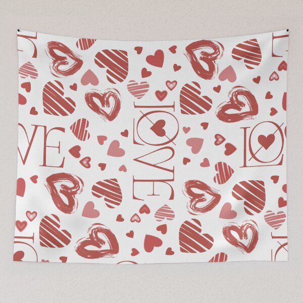 Item preview, Heart pattern. Red hearts. Love. designed and sold by MagelliShop.