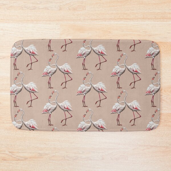 Item preview, Flamingo Couple Illustration: Perfect Kiss Moment in Vibrant Colors designed and sold by Pandositive.
