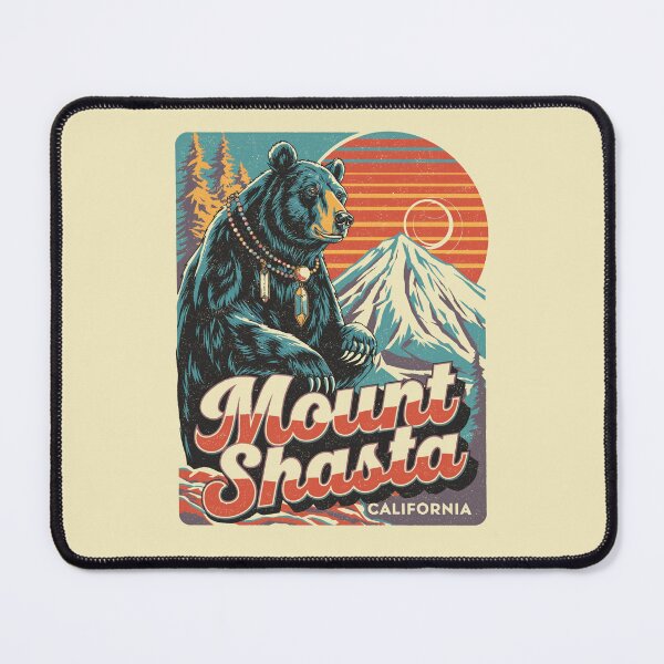 Item preview, Mount Shasta Spirit Bear Mystical California Mountain designed and sold by Mystikos Art.