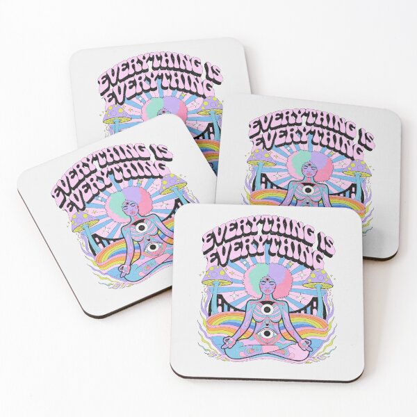 Item preview, Everything Is Everything Meditation Psychedelic Goddess Art designed and sold by Mystikos Art.