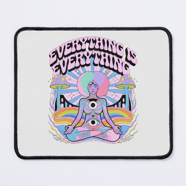 Item preview, Everything Is Everything Meditation Psychedelic Goddess Art designed and sold by Mystikos Art.
