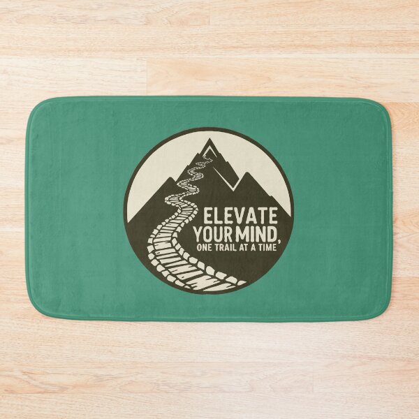 Item preview, Elevate Your Mind, One Trail at a Time - Hiking for Mental Health designed and sold by MSMPrintDesign.