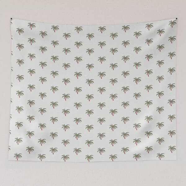 Item preview, Small scale palm tree block print  designed and sold by hellcom.