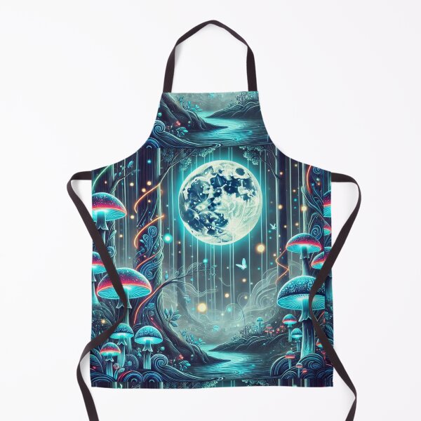 Item preview, Neon Moonlit Forest: A Glowing Mushroom Wonderland designed and sold by Meta2Physical.