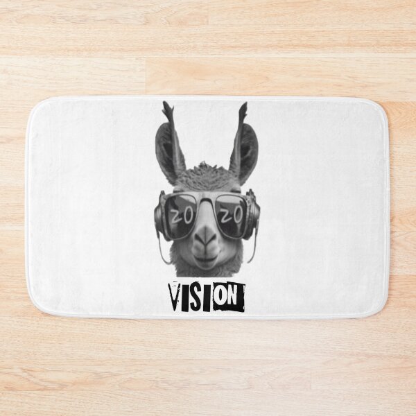 Item preview, 2020 Vision: Llama with Headphones Design designed and sold by youngcarta86.