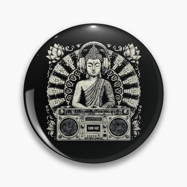 Item preview, 528 Hz Meditation Sound Healing Spiritual Buddha designed and sold by Mystikos Art.