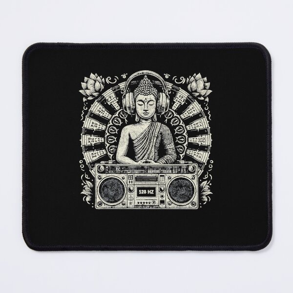 Item preview, 528 Hz Meditation Sound Healing Spiritual Buddha designed and sold by Mystikos Art.