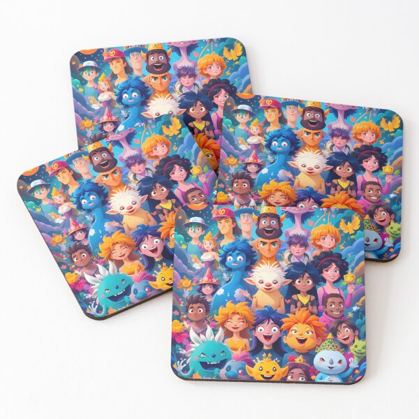 Item preview, Colorfull Fantasy Blossom Utopia Whimsical World Magical Cityscape designed and sold by ART ATTACK ZONE.