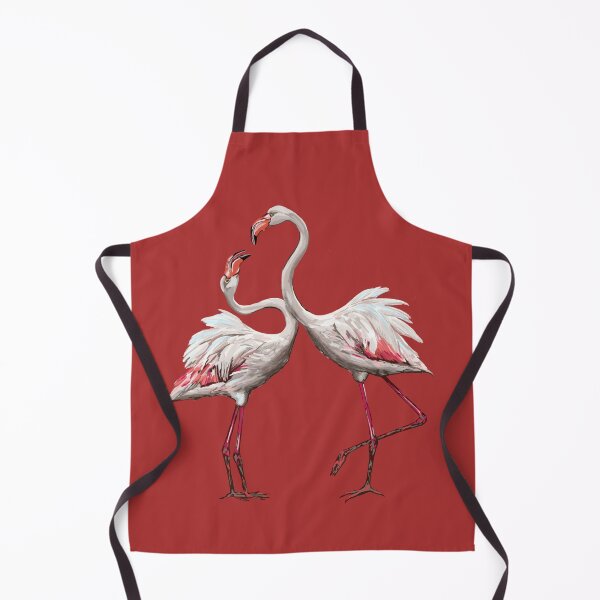 Item preview, Flamingo Couple Illustration: Perfect Kiss Moment in Vibrant Colors designed and sold by Pandositive.