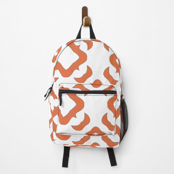 Item preview,  Geometric pattern in warm orange and peach tones with floral motifs 4 designed and sold by AneissPiaf.