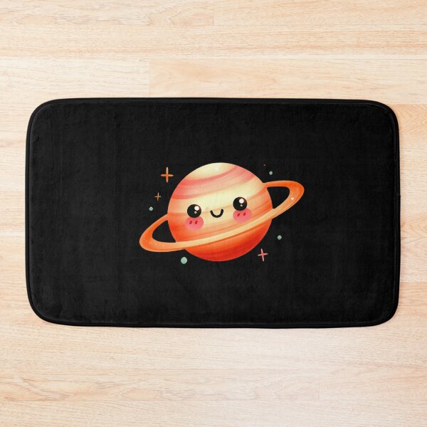 Item preview, Cute happy smiling planet Saturn designed and sold by GVibezPadel.