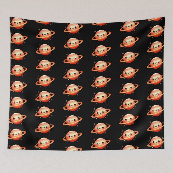 Item preview, Cute happy smiling planet Saturn designed and sold by GVibezPadel.