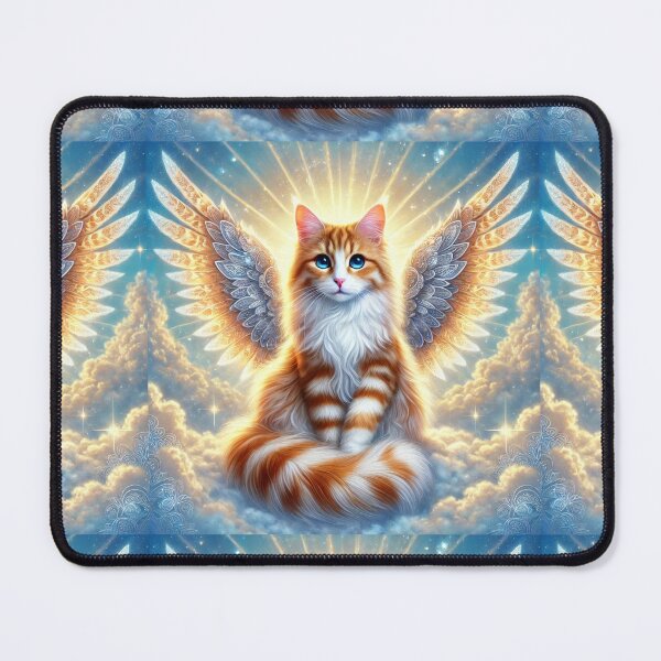 Item preview, Angelic Tabby Cat: A Heavenly Glow designed and sold by Meta2Physical.