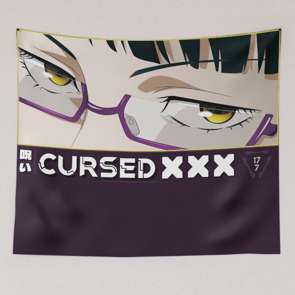 Item preview, Cursed Anime Eyes Japanese Cozy Anime Style designed and sold by Otakurypto.