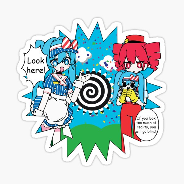 Vista previa del artículo con la obra «Mesmerizer: Hatsune Miku y Kasane Teto», diseñado y vendido por Italkam.