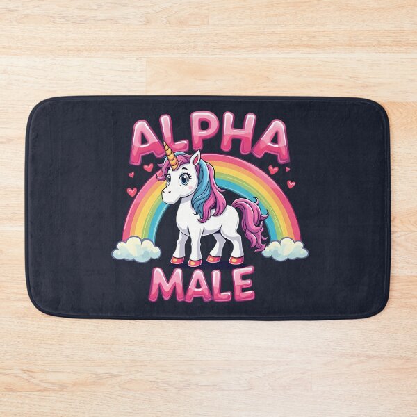Item preview, Alpha Male Energy in Unicorn Style designed and sold by MakeIt-Tee-See.