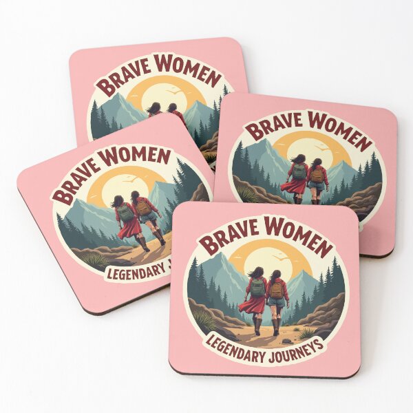 Item preview, Brave Women, Legendary Journeys - Hiking Women designed and sold by MSMPrintDesign.