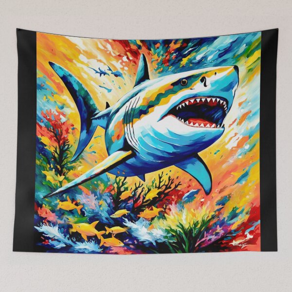 Item preview, Sharks, Jaws and corals #6 designed and sold by Helios Be. Lavsh.