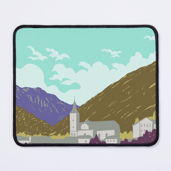Item preview, Ebensee am Traunsee with Salzkammergut Mountains Austria WPA Poster Art designed and sold by patrimonio.