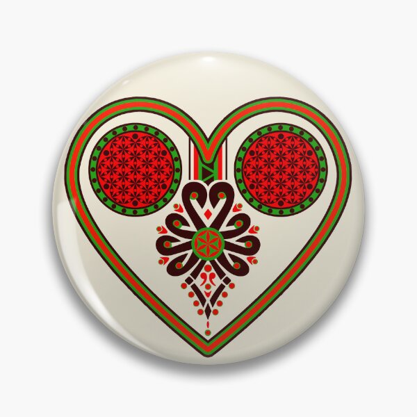 Artikelvorschau, Volksmuster der polnischen Highlander Valentinstag entworfen und verkauft von mikistudio.