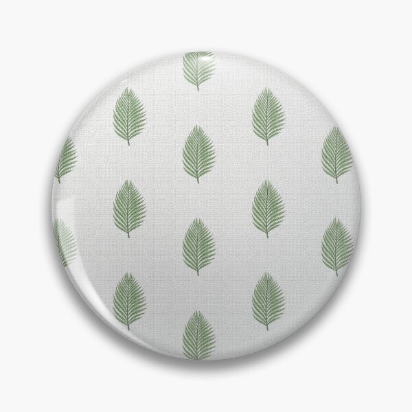 Item preview, Small scale fern leaves block print pattern designed and sold by hellcom.