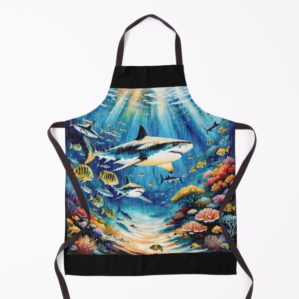 Item preview, Sharks, Jaws and corals #7 designed and sold by Helios Be. Lavsh.