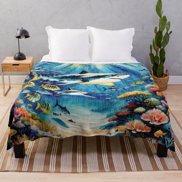 Item preview, Sharks, Jaws and corals #7 designed and sold by Helios Be. Lavsh.