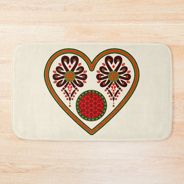 Item preview, Folk pattern of Polish highlanders Valentines day designed and sold by mikistudio.