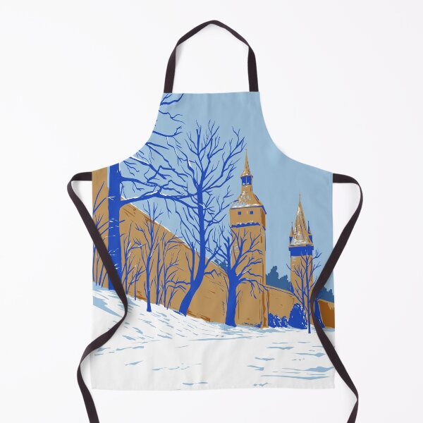 Item preview, Musegg Wall in Lucerne Switzerland During Winter WPA Poster Art designed and sold by patrimonio.