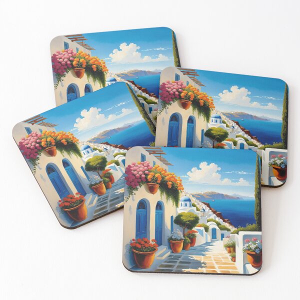 Item preview, Flowers in Santorini Collection by shs_kenya designed and sold by Shs-Kenya.