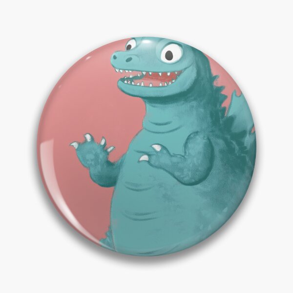 Artikelvorschau, süßer Godzilla entworfen und verkauft von PricklyPeanut.