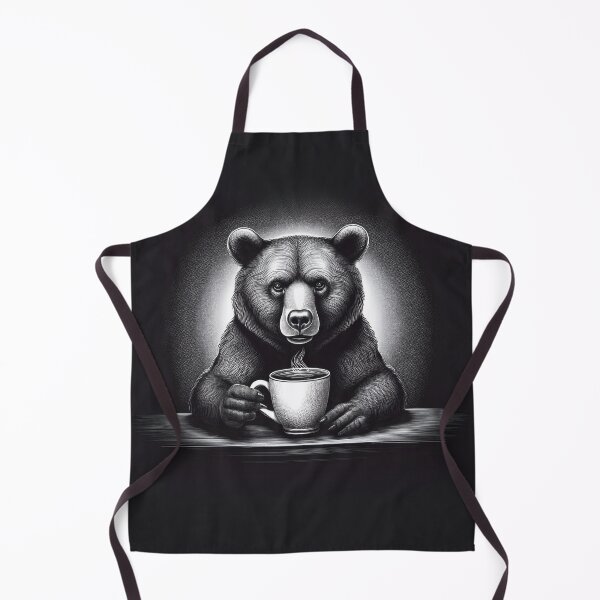Item preview, Funny up all night Bear drinking coffee designed and sold by Boxing Kangaroo Retail Company.