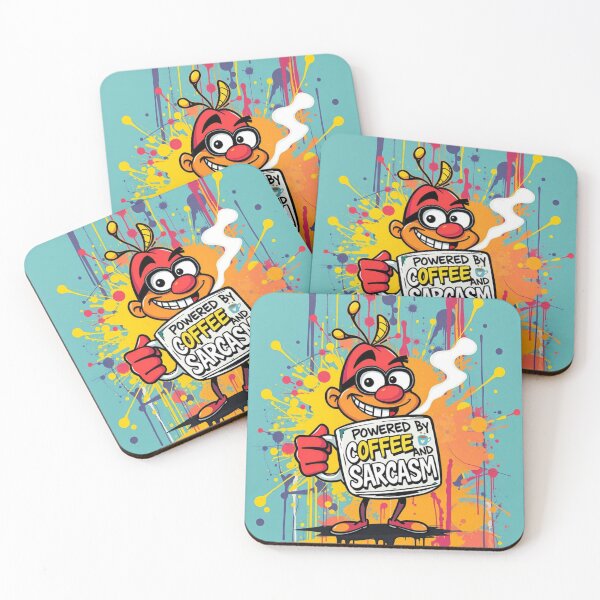 Item preview, Coffee & Sarcasm: Retro Vibes designed and sold by GracefulPODshop.