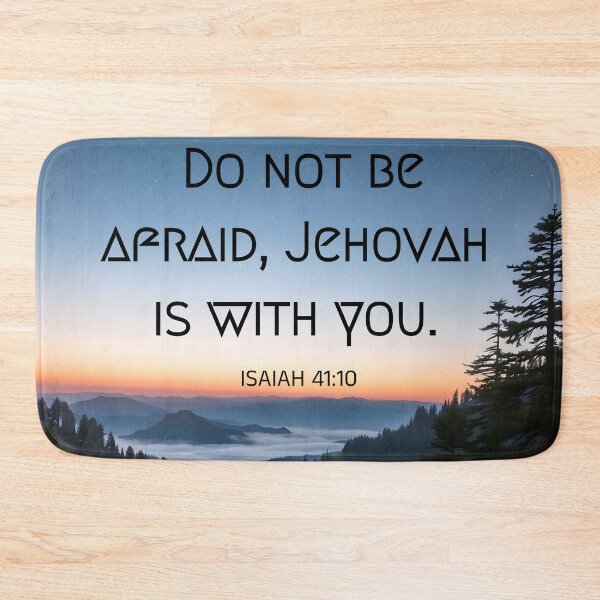 Item preview, Do Not Be Afraid, Jehovah Is With You designed and sold by svarupa.