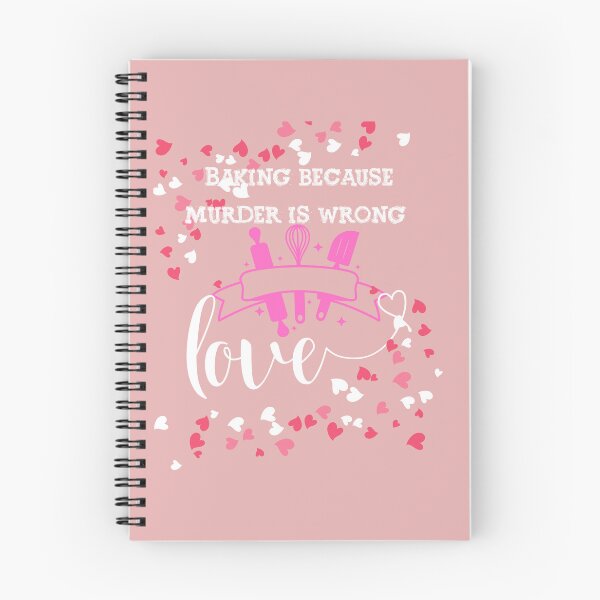 Item preview, Baking Because Murder Is Wrong designed and sold by Iyioladesign.