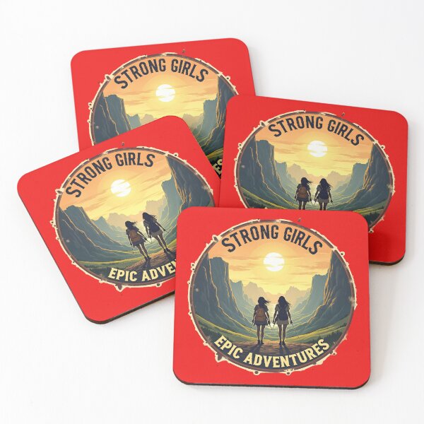 Item preview, Strong Girls, Epic Adventures - Hiking Women designed and sold by MSMPrintDesign.
