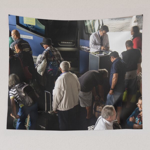 Item preview, Bus station passengers designed and sold by felipequeiroz.